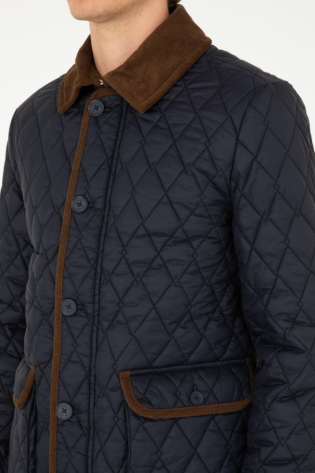 Мужское темно-синее пальто Неожиданная скидка в корзине - U.s. polo assn фото 7