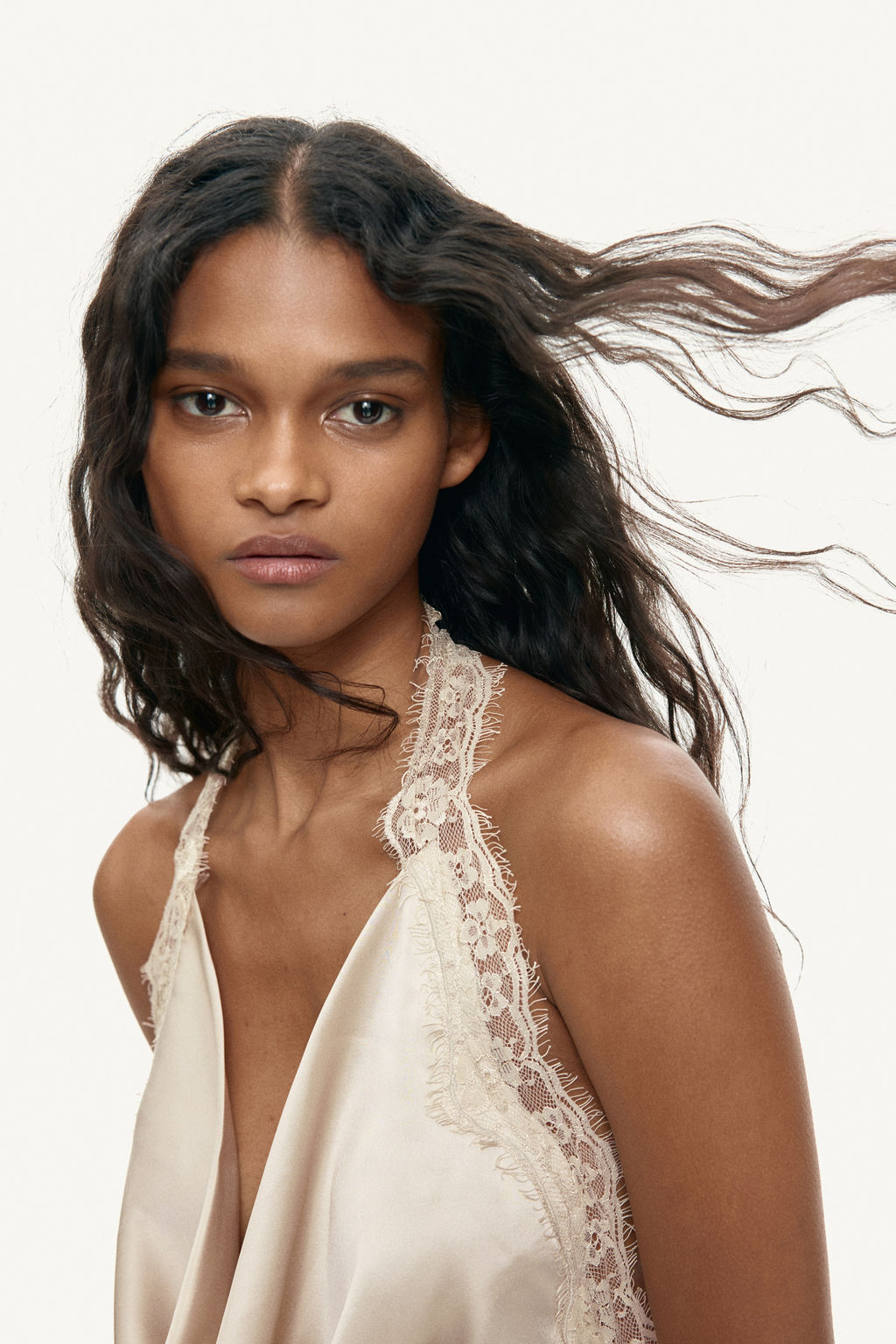 Vestido halter de sat?n - H&m фото 4