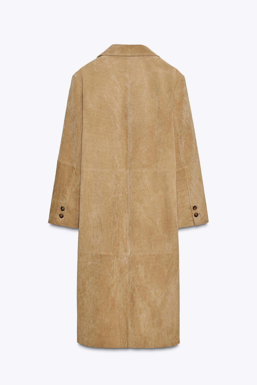SUEDE LEATHER COAT ZW COLLECTION LIMITED EDITION - Zara фото 4