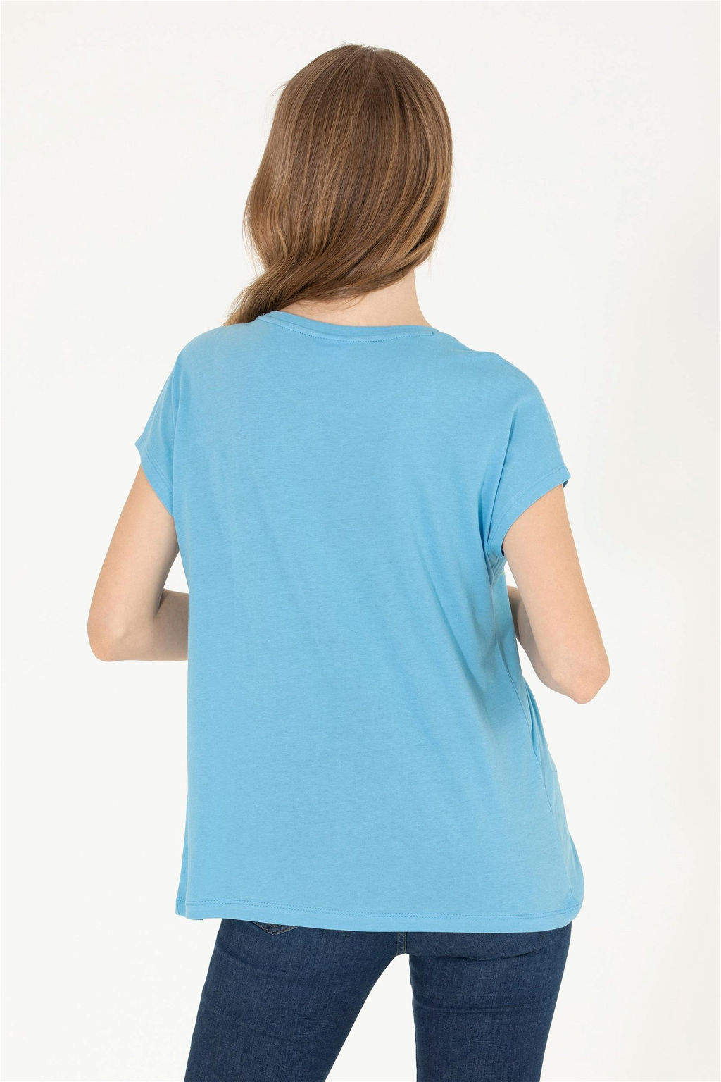 Женская бирюзовая футболка - U.s. polo assn фото 5