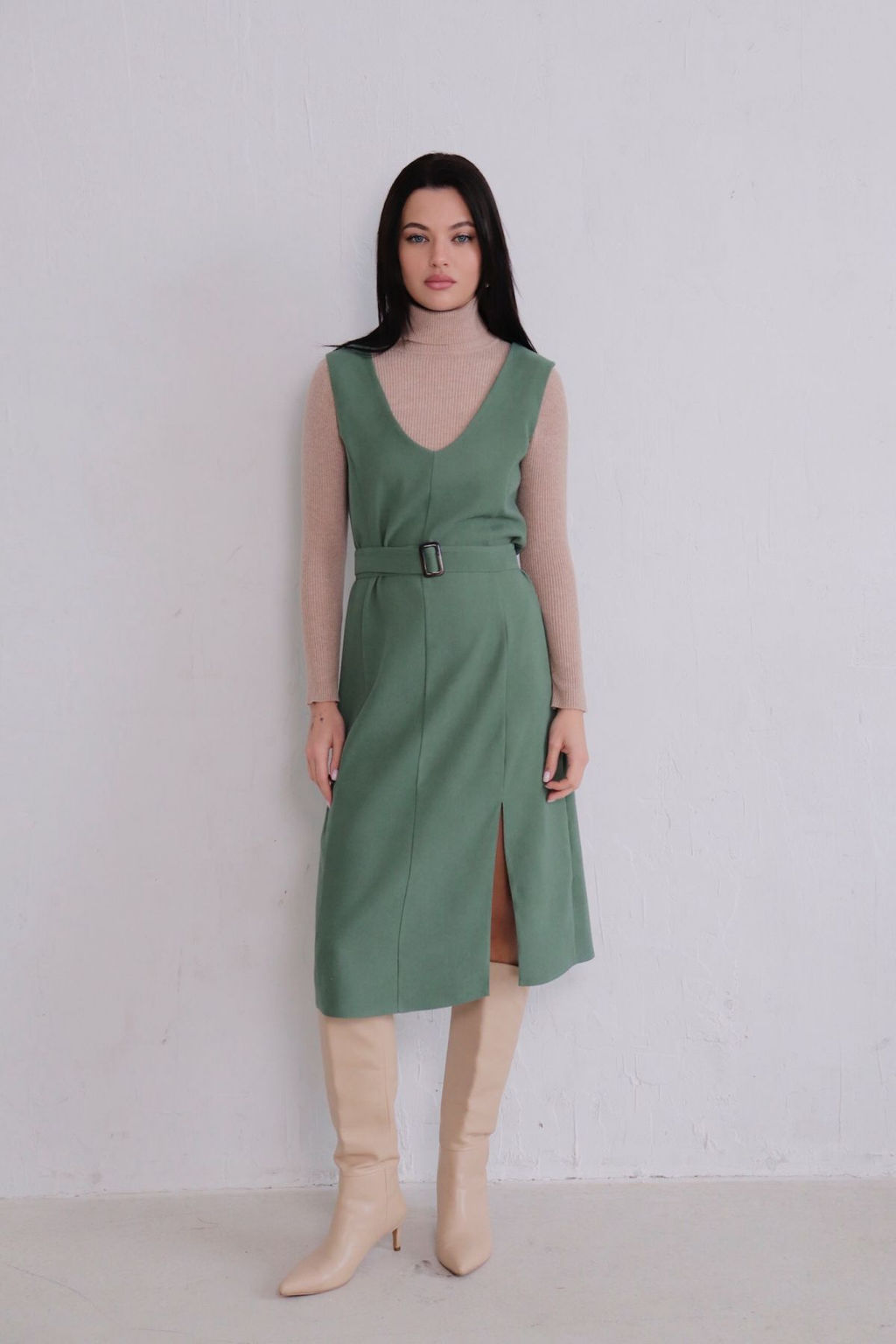 Сарафан базовый с разрезом - Martichelli фото 40