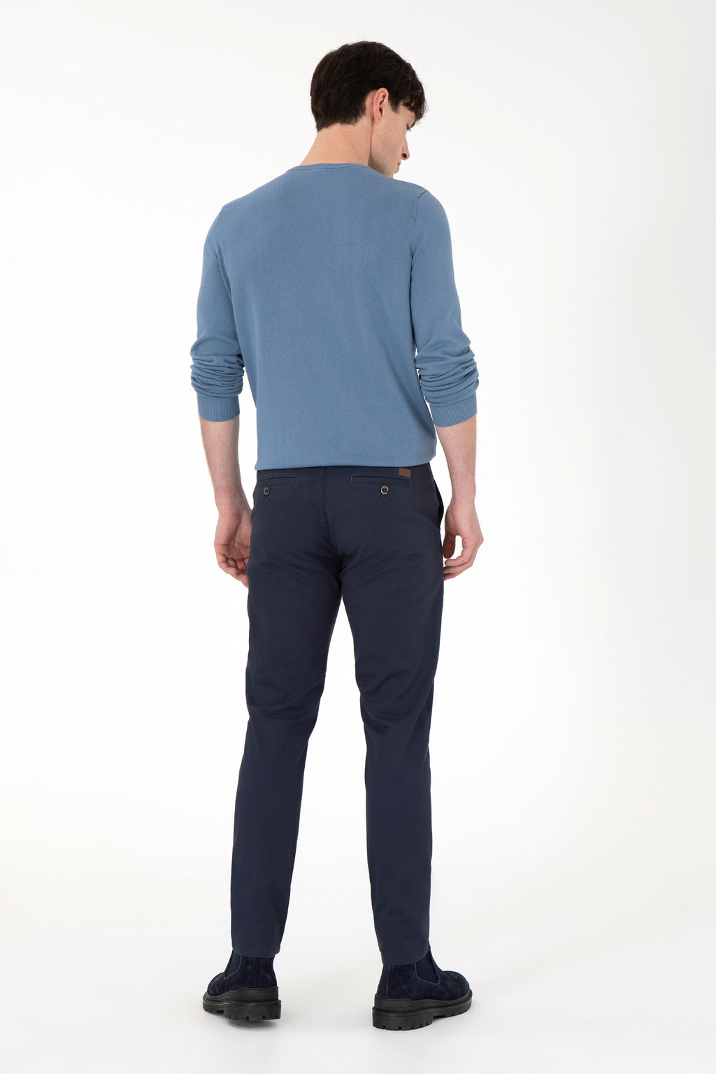 Erkek Lacivert Kanvas / Chino Pantolon - U.s. polo assn фото 9