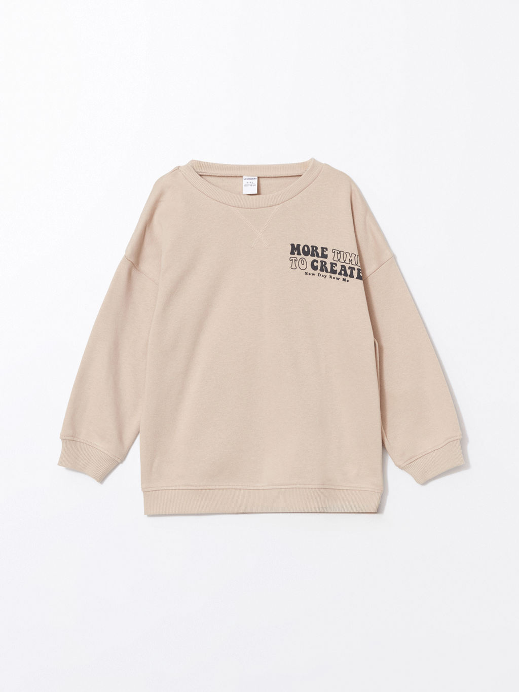 Bisiklet Yaka Kal?n Erkek ?ocuk Sweatshirt