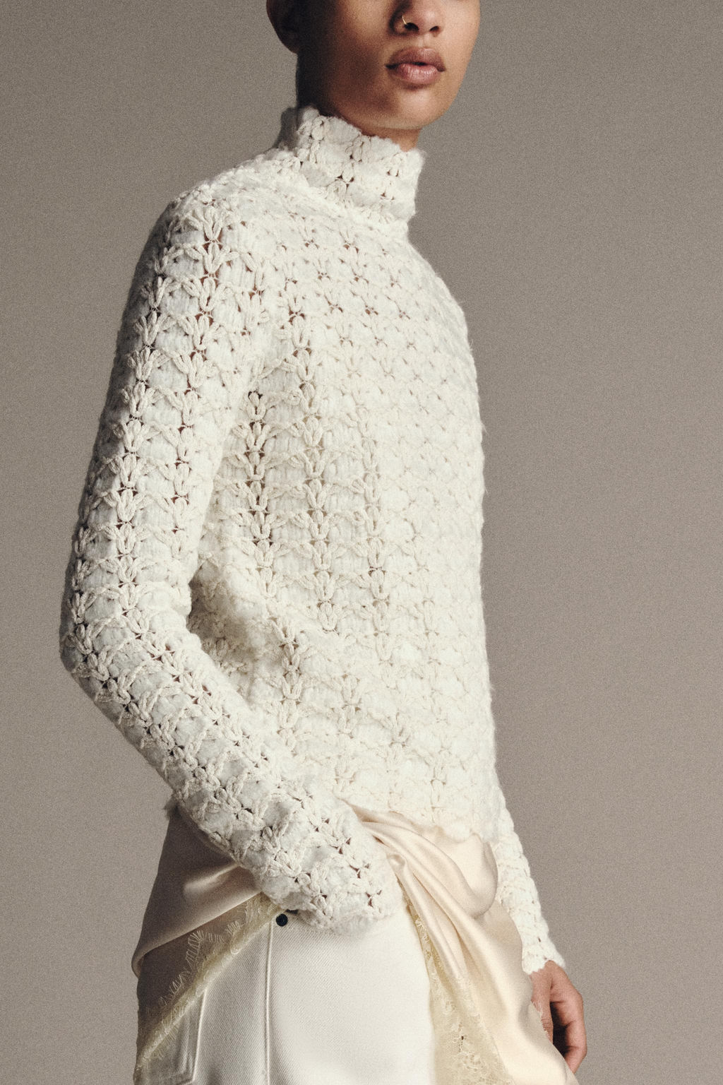 COMBINED KNIT JUMPER - Zara фото 4