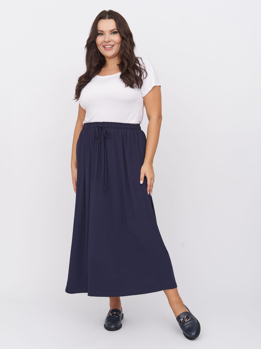 Юбка трикотажная UB30003DBL05