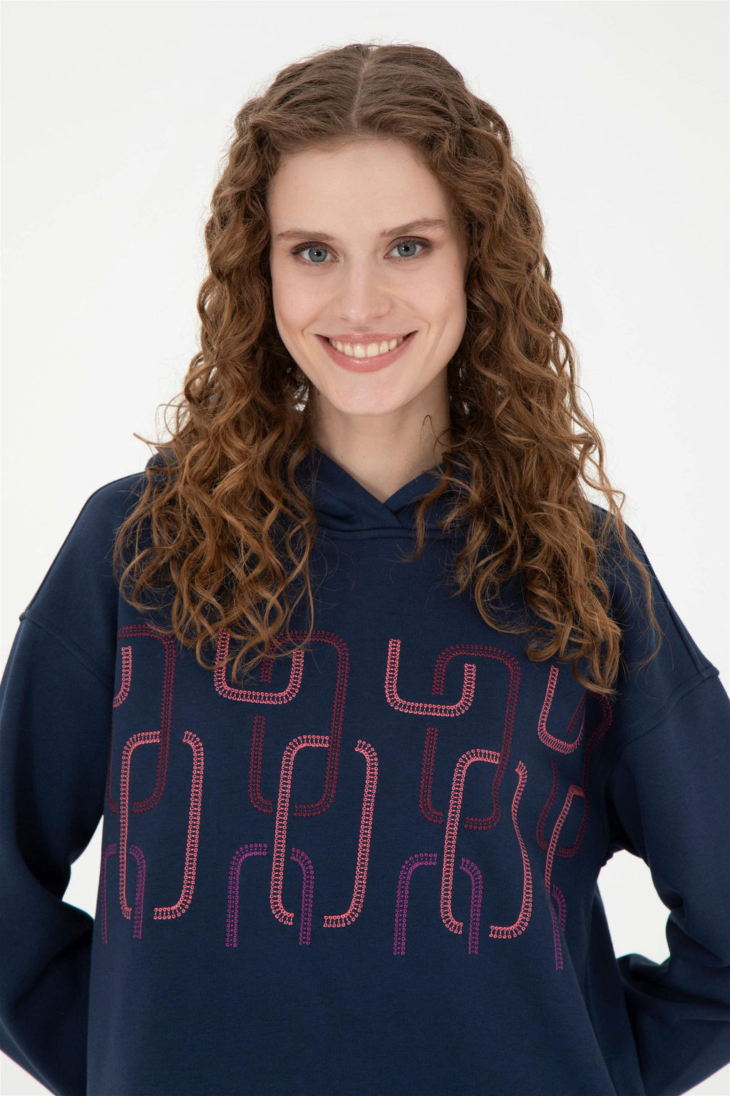 Женский темно-синий свитшот - U.s. polo assn фото 2