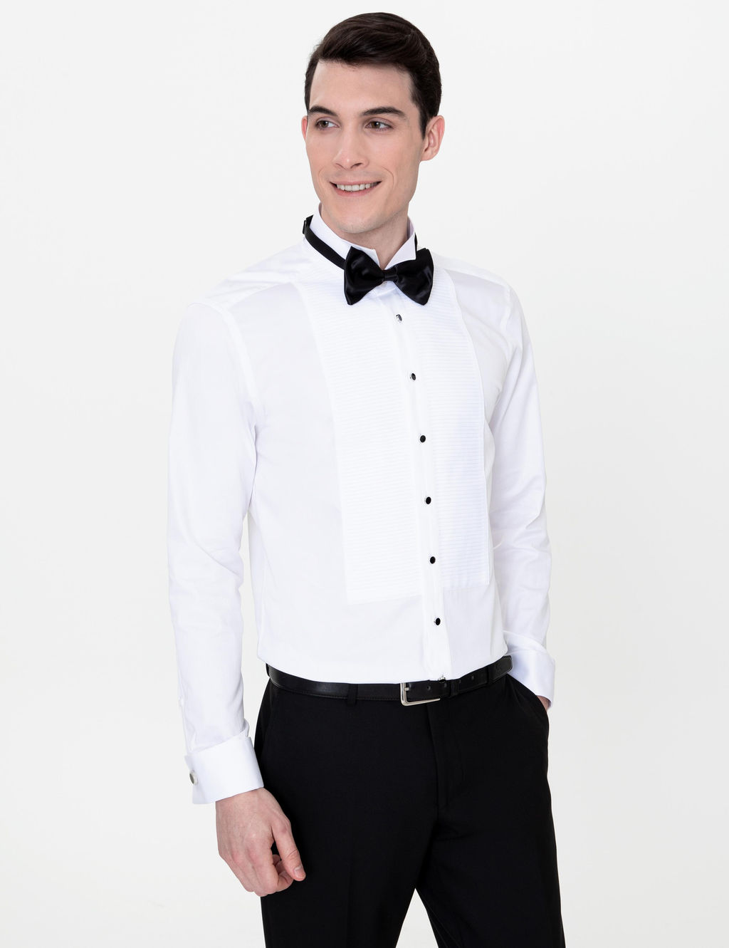 Beyaz Slim Fit Smokin G_mlek - Pierre cardin фото 3