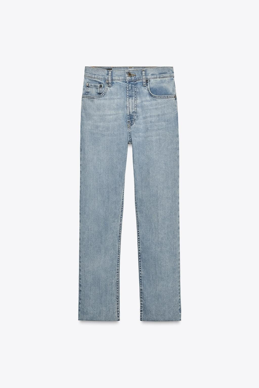 ZW COLLECTION HIGH-WAIST BOOTCUT CROPPED JEANS - Zara фото 42