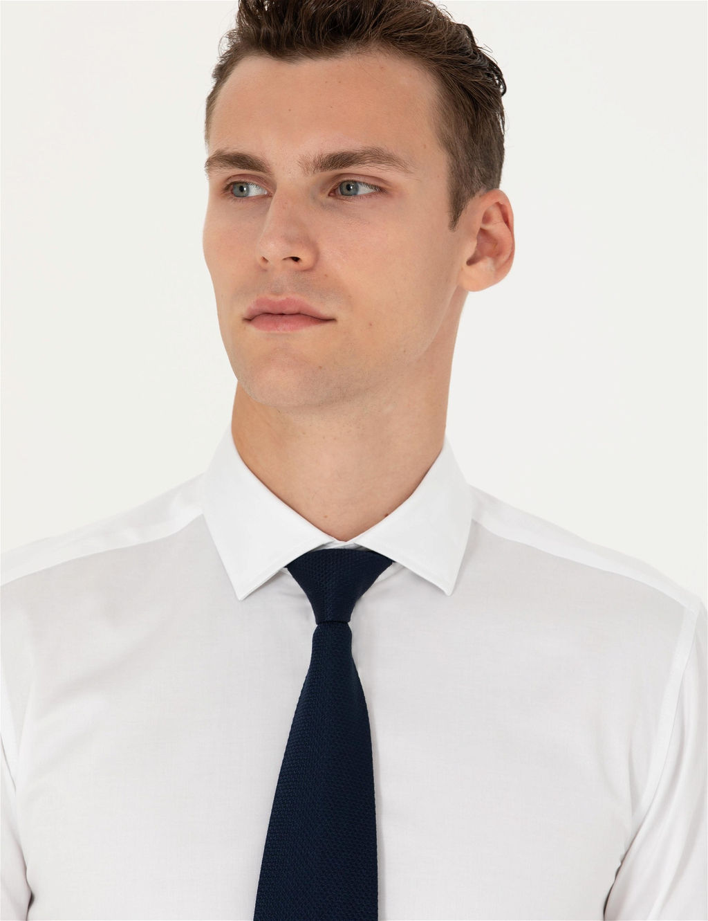 Beyaz Ex. Slim Fit Uzun Kollu Basic G_mlek - Pierre cardin фото 2