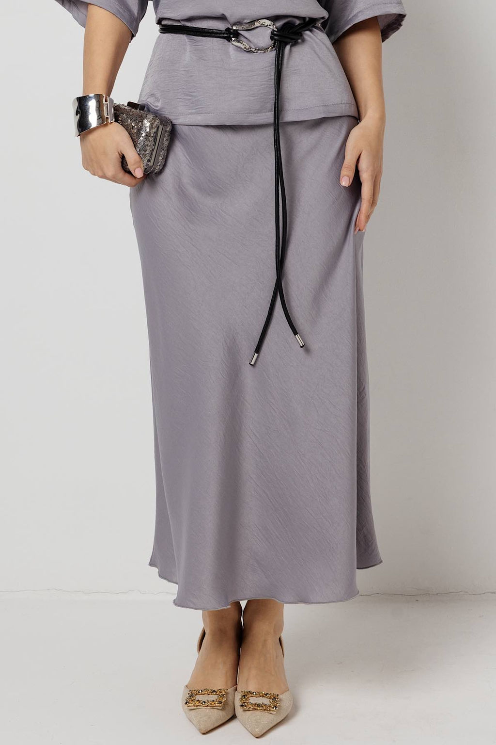 Юбка женская 198/03/Серый - Rise фото 2