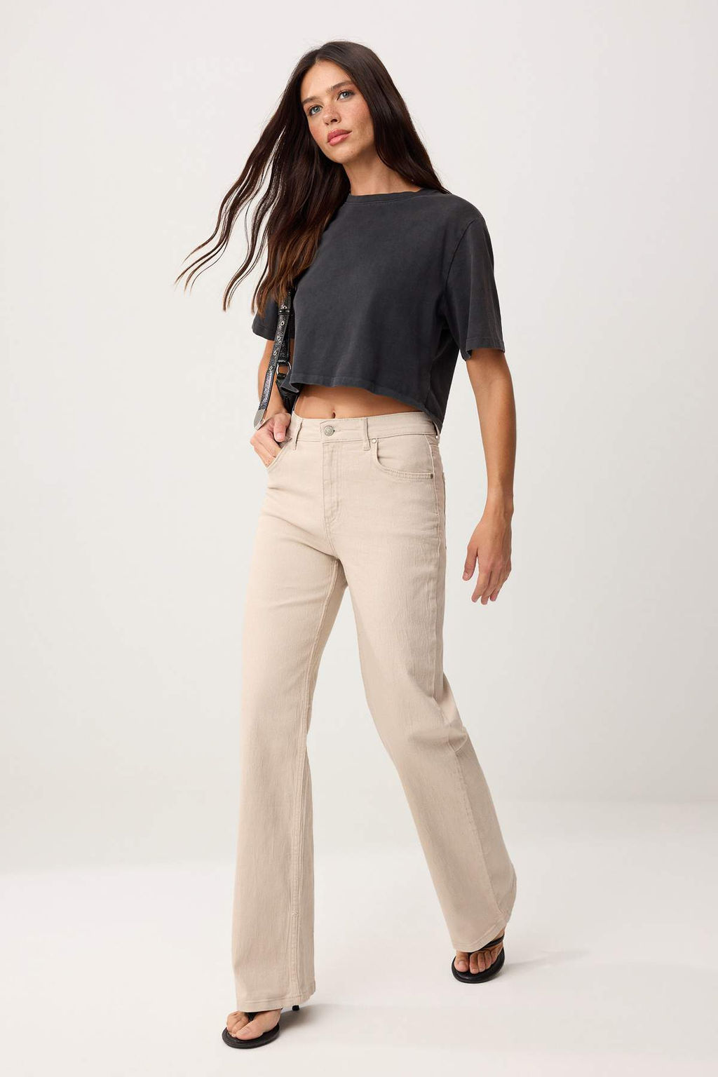 Mavi Yuksek Bel Comfort Wide Leg Palazzo Jeans TWOAW26JE00084 - Trendyolmilla фото 17