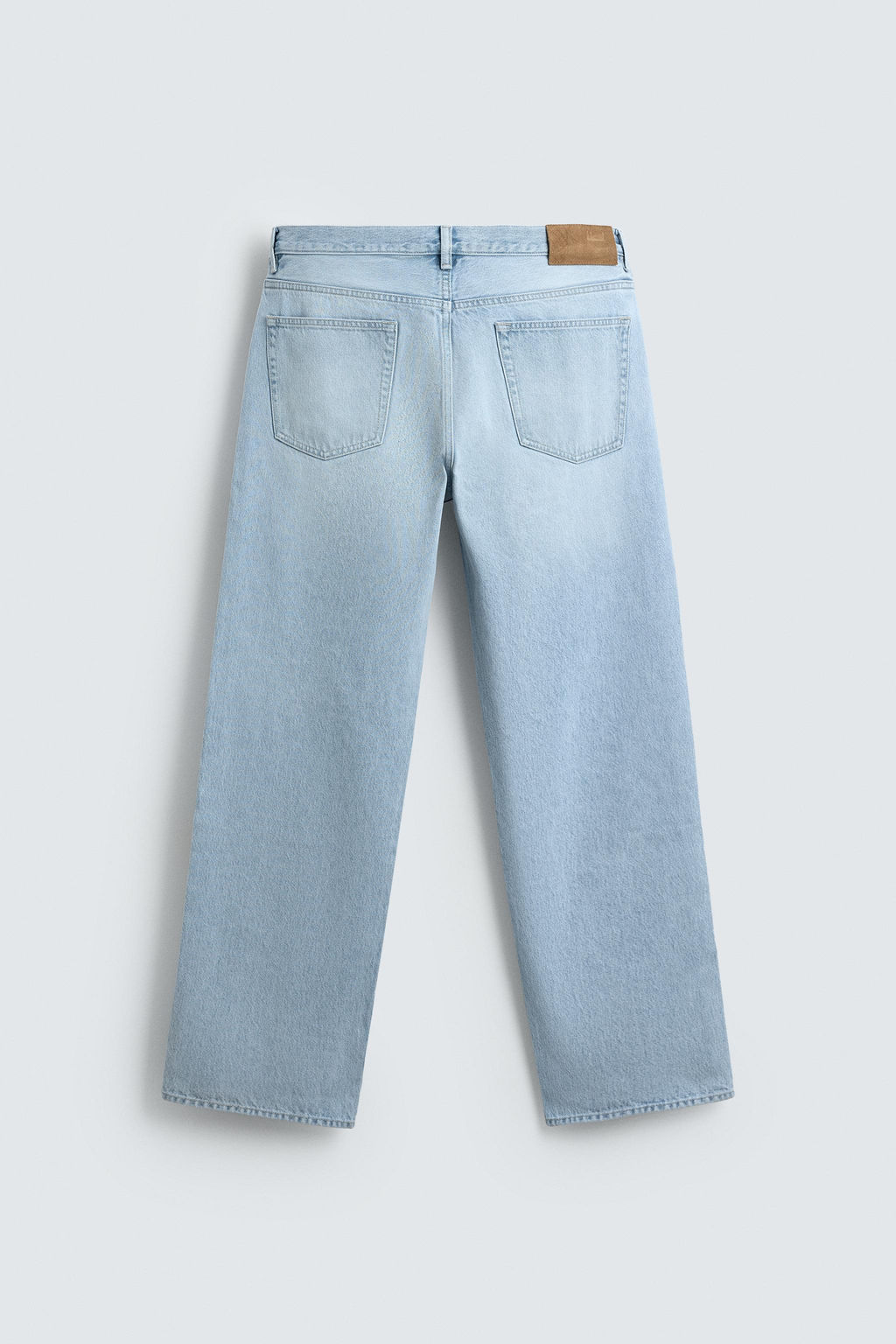 RIPPED STRAIGHT-LEG JEANS - Zara фото 7