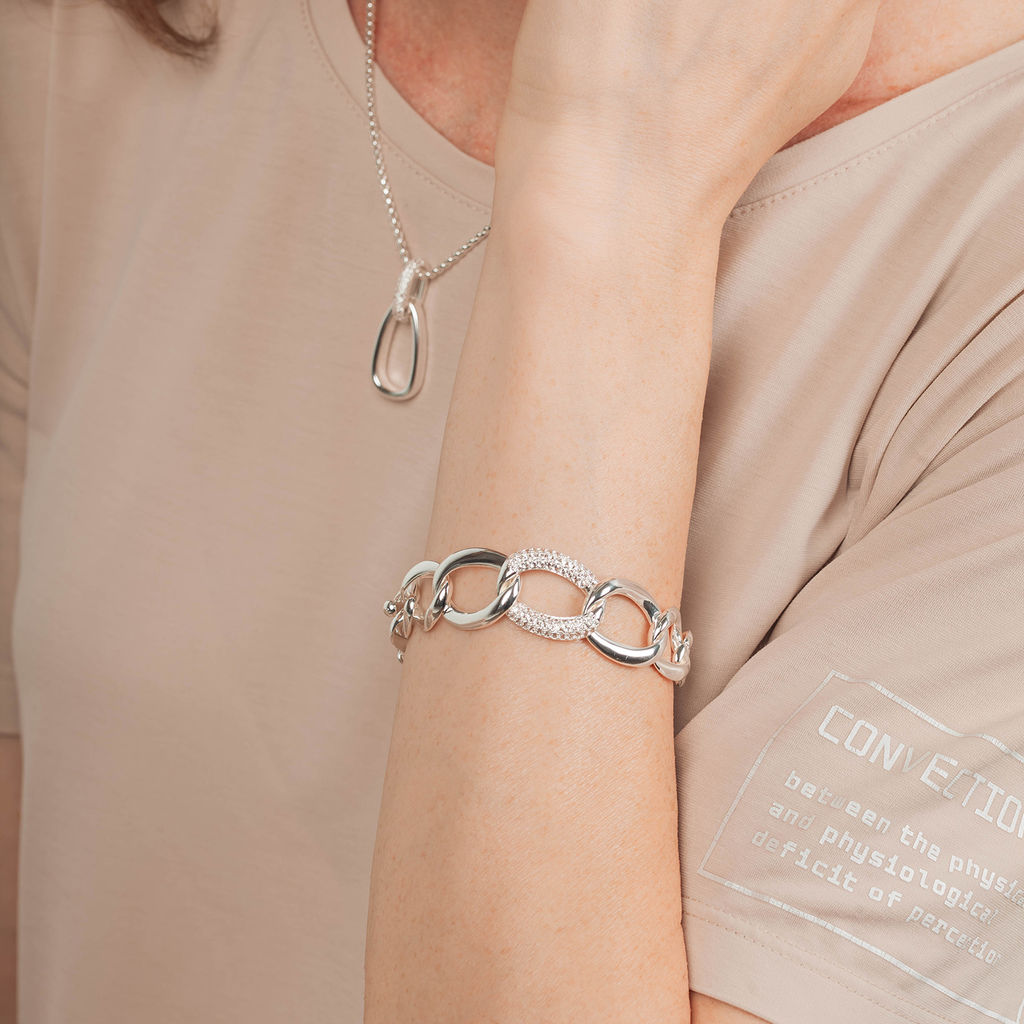 Браслет the weave silver Fiore Luna