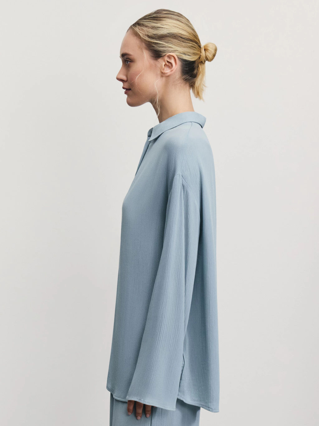 Блузка из фактурной вискозы / Zarina  фото 4