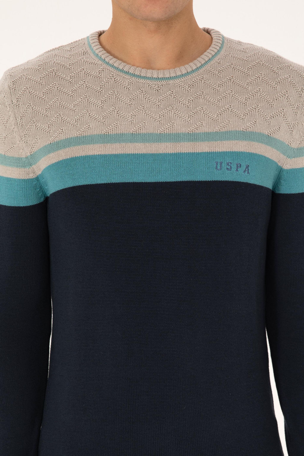 Erkek A__k Lacivert Kazak - U.s. polo assn фото 6