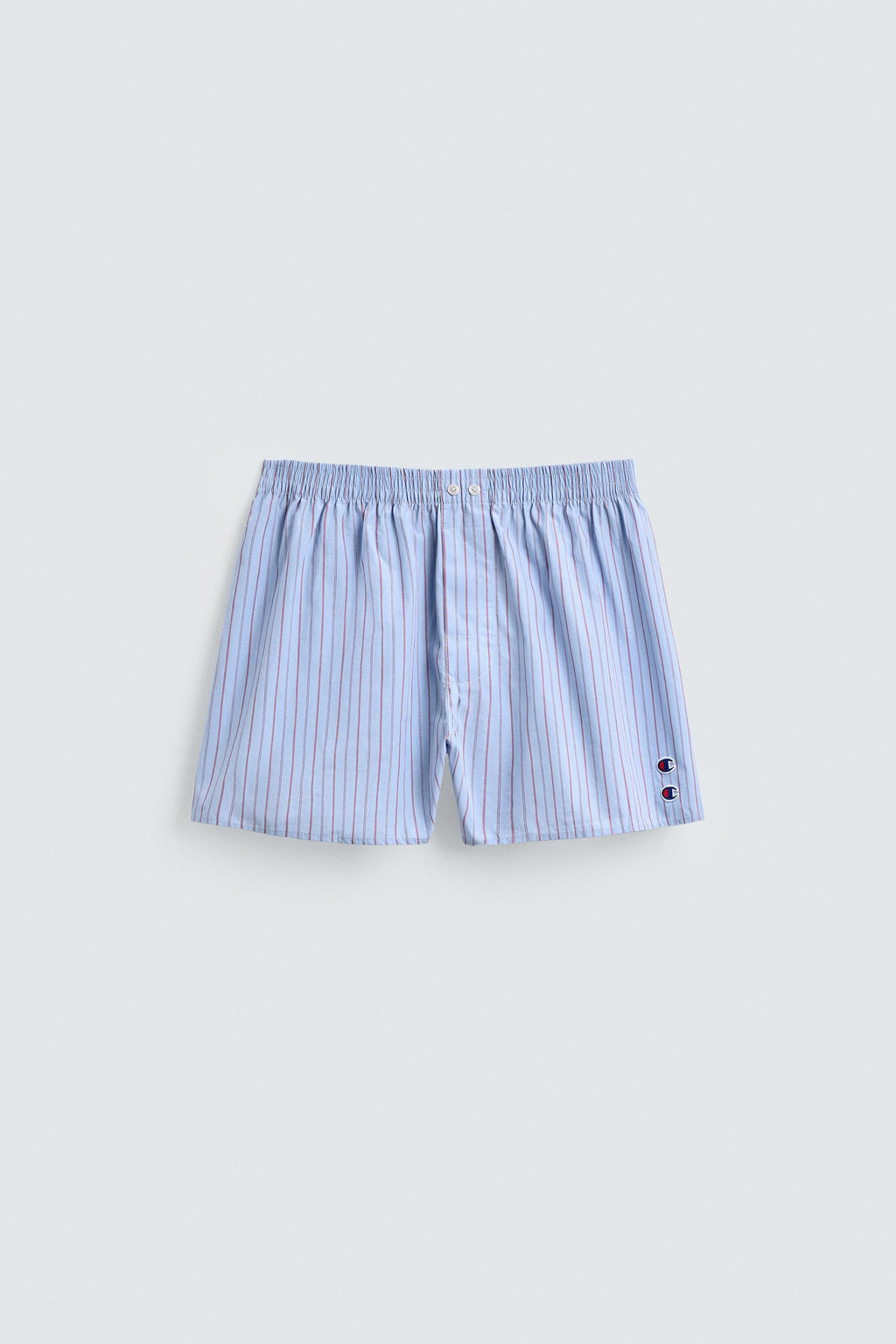 CHAMPION ® X ZARA POPLIN BOXER SHORTS  фото 7