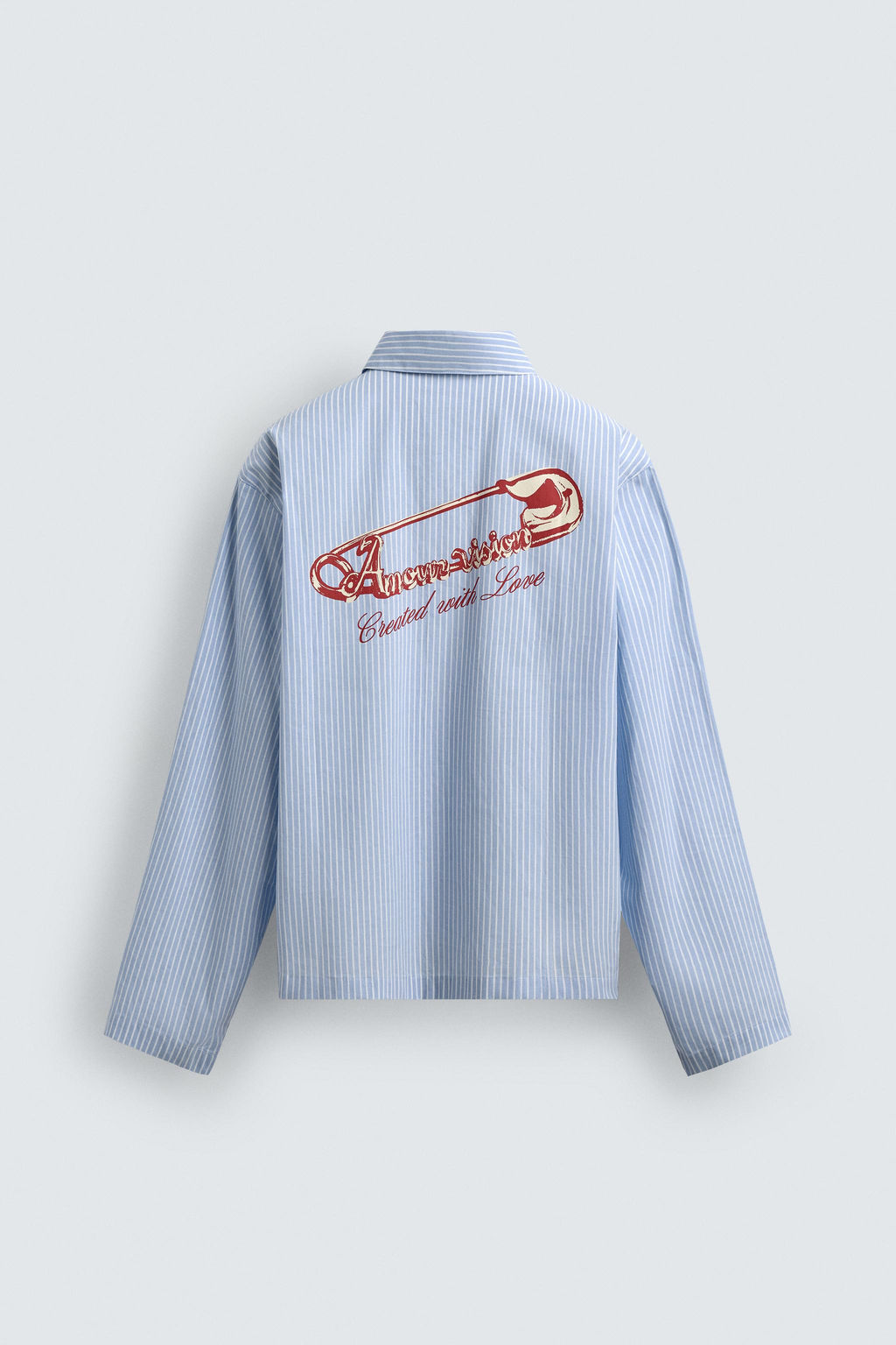 Рубашка Zara CAMISA RAYAS в полоску