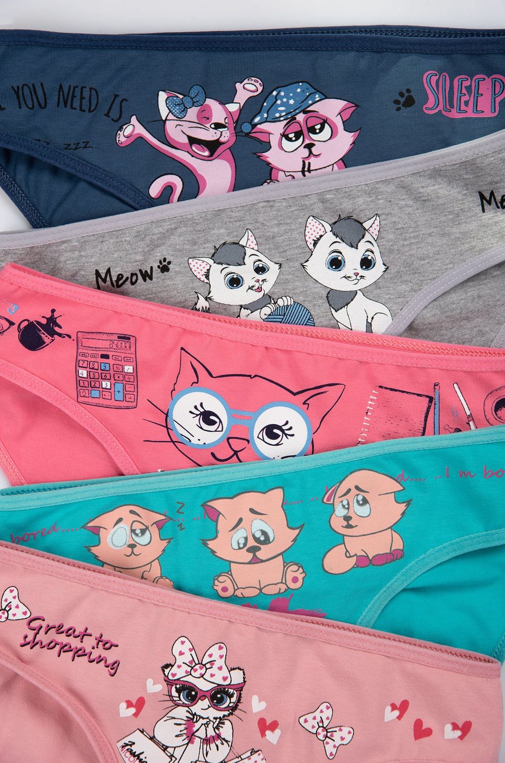 Трусы для девочки 5шт. Happy Fox  фото 3