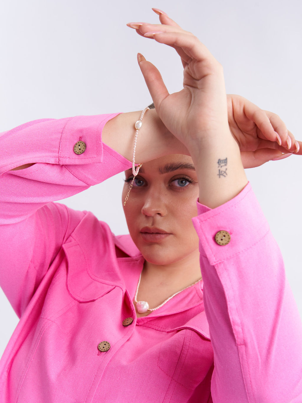 Рубашка льняная BL59152PIN36 - Артесса фото 6