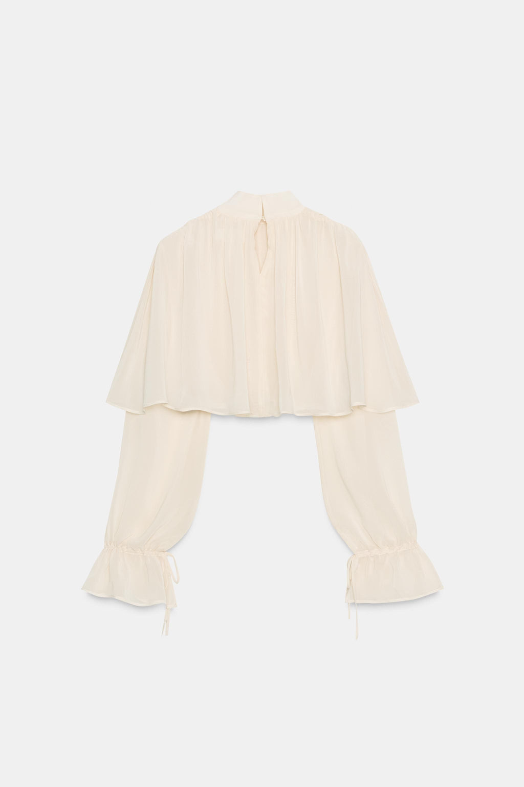 GEORGETTE CAPE TOP - Zara фото 6