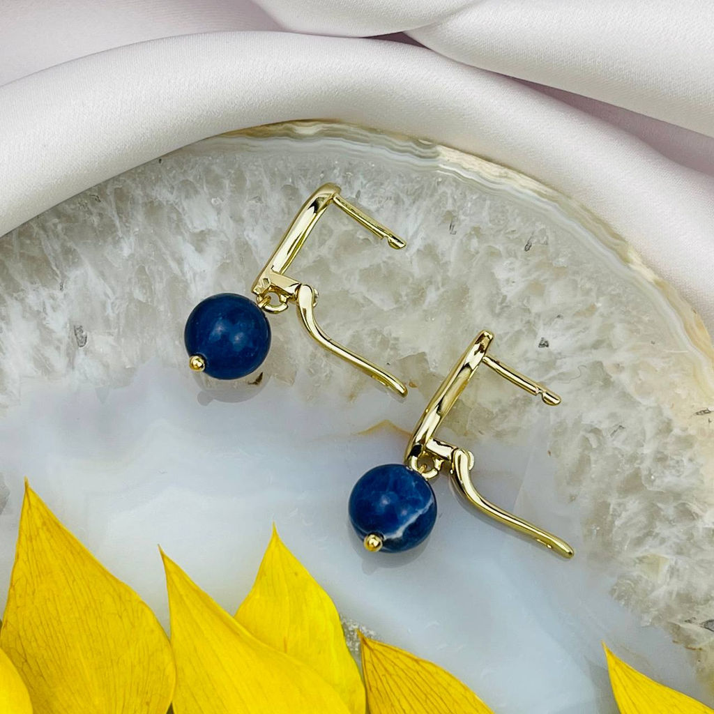 Серьги из Содалита