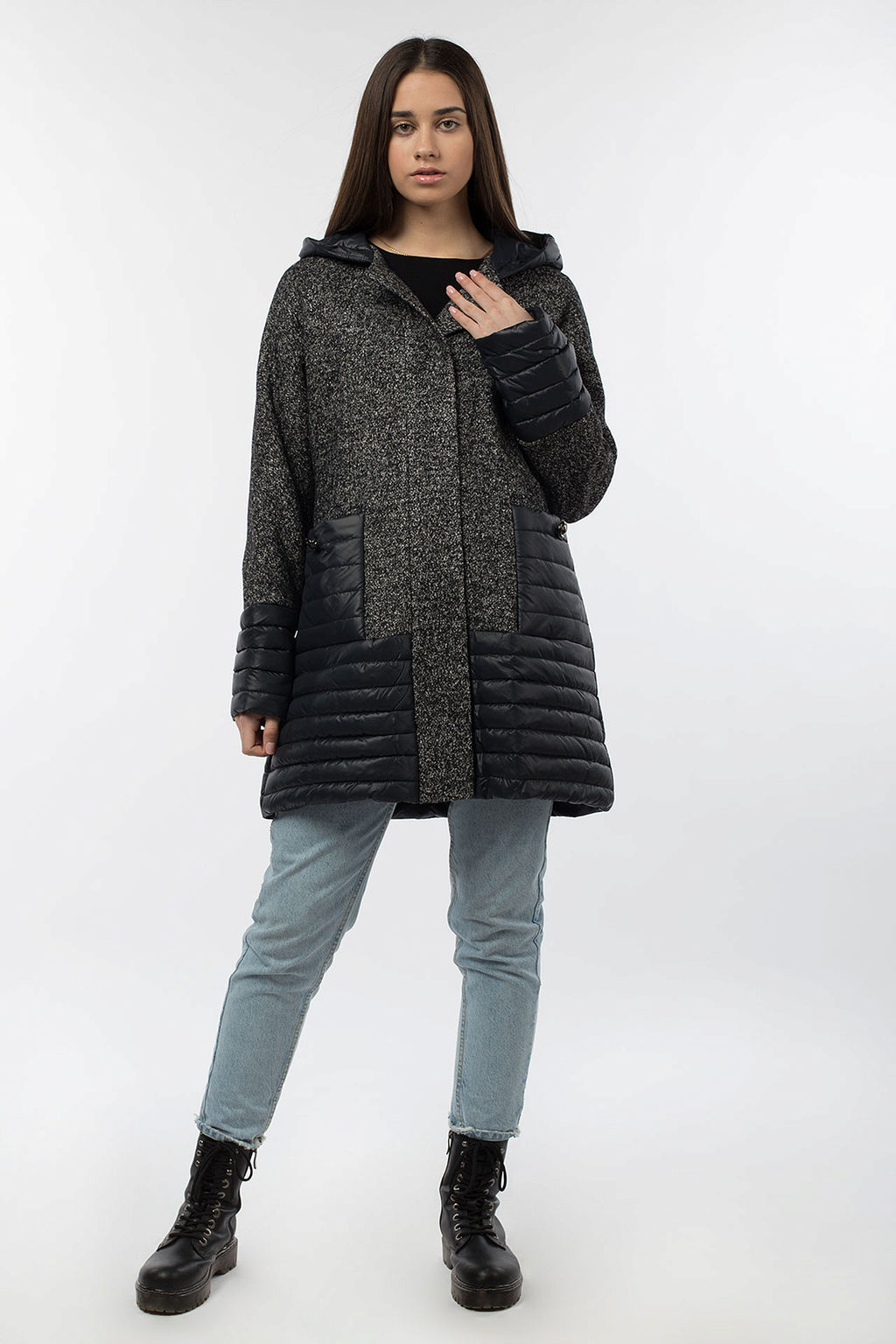 Пальто женское демисезонное - El podio фото 3