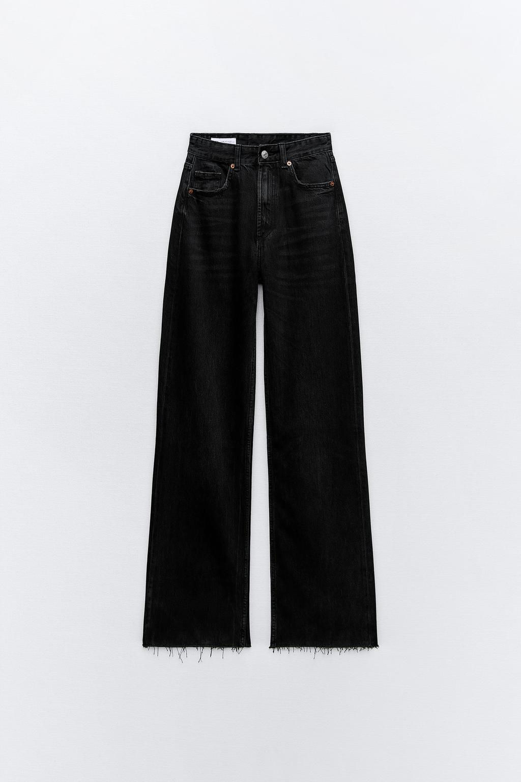 TRF WIDE-LEG HIGH-WAIST JEANS - Zara фото 24