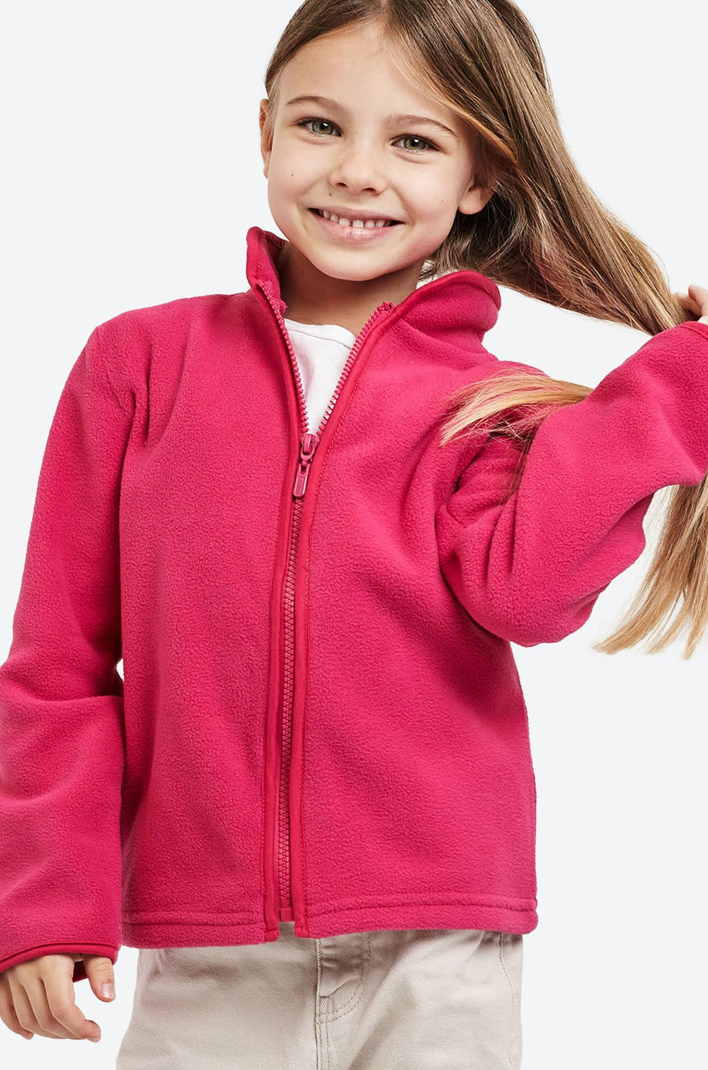 Флисовая толстовка для девочки Happy Fox