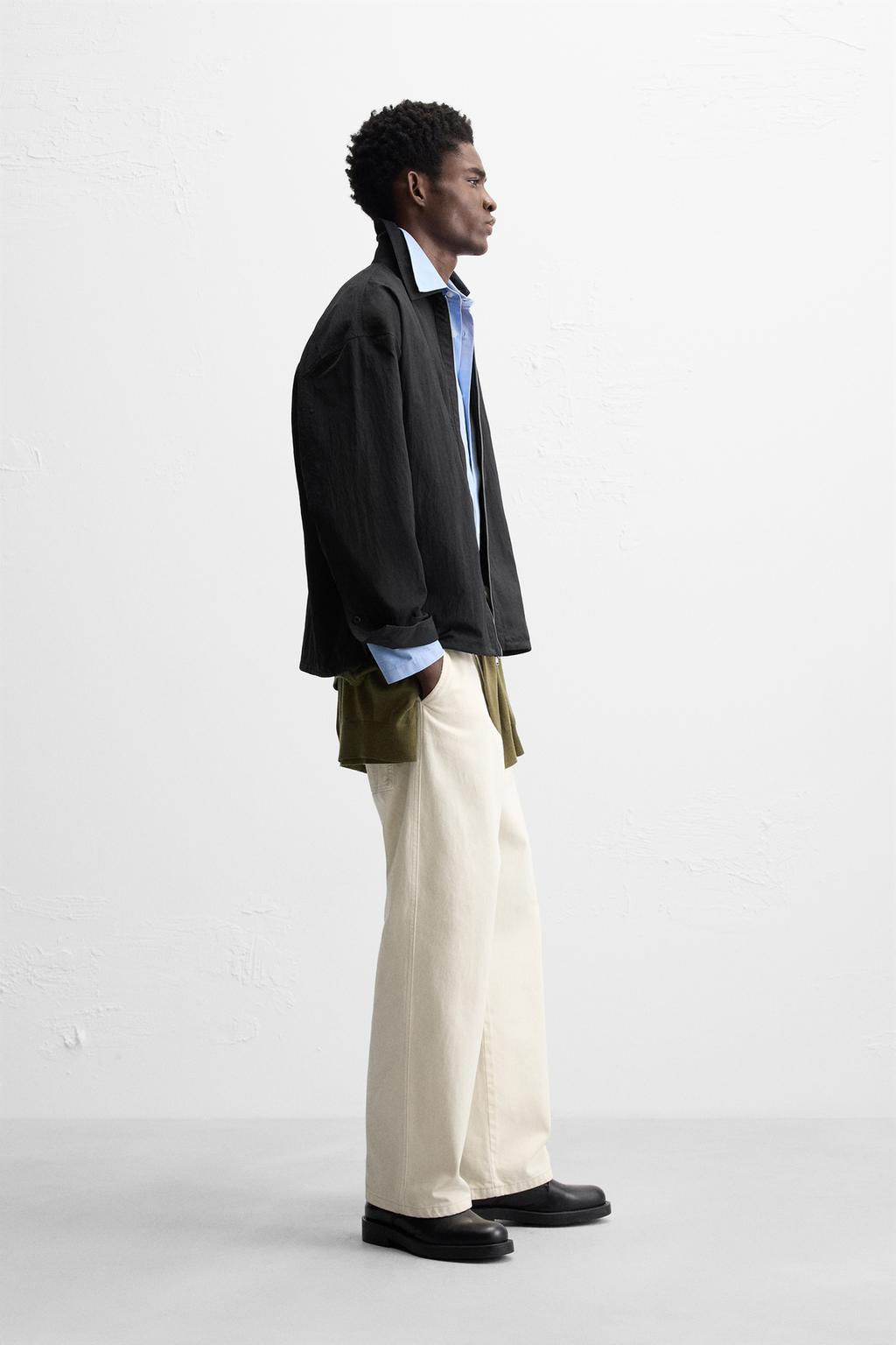 TECHNICAL OVERSHIRT WITH ZIP - Zara фото 11