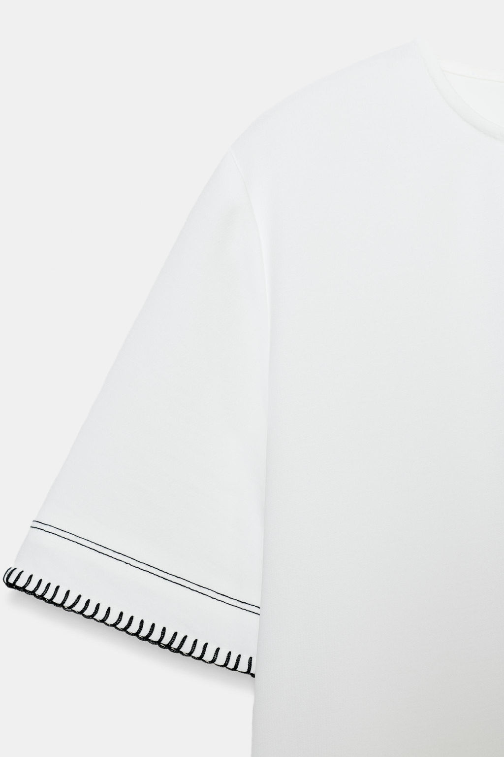 CUERPO PESPUNTES CONTRASTE / Blanco roto - Zara фото 9