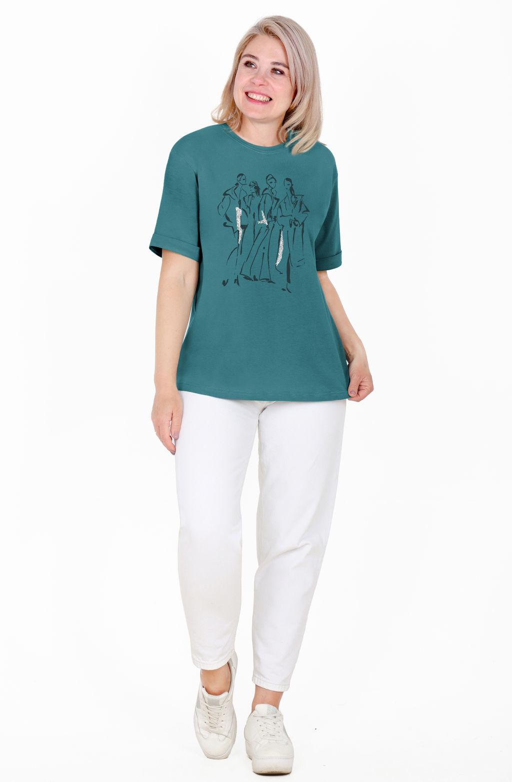 Футболка Алиса Ф-93А (44-62) кулирка - Лотос фото 29