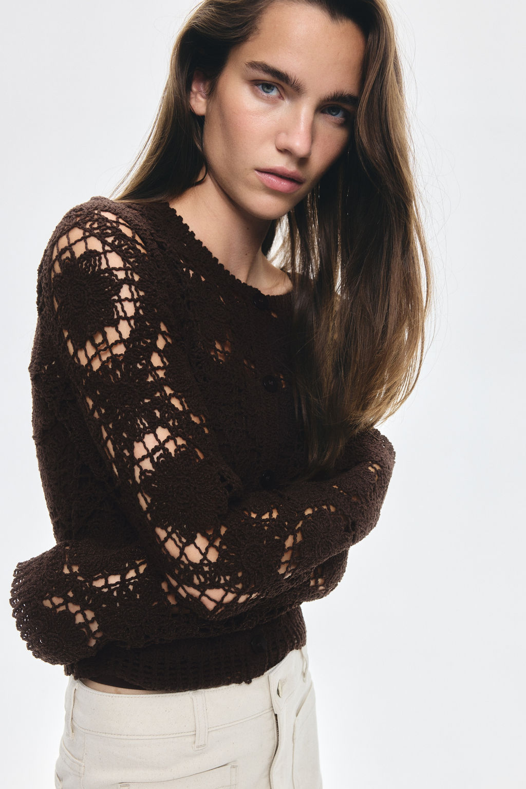 C?rdigan efecto crochet - H&m фото 2