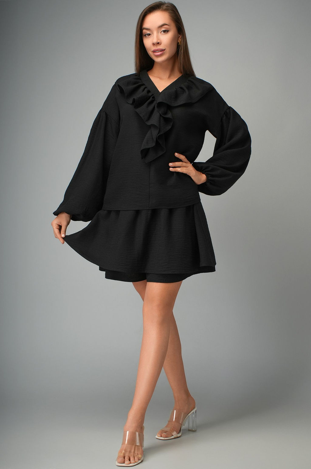 Женский льняной костюм Happyfox