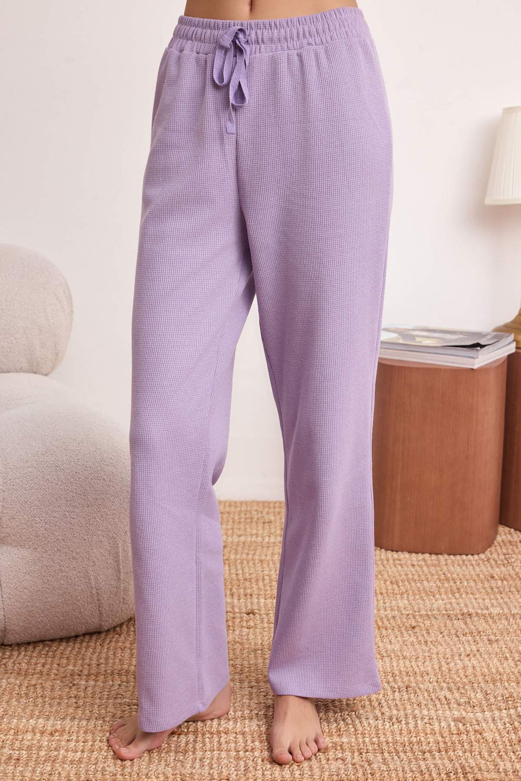 Yesil Bel Baglama Detayl? Waffle Orme Pijama Tak?m? THMAW26PT00050 - Trendyolmilla фото 15