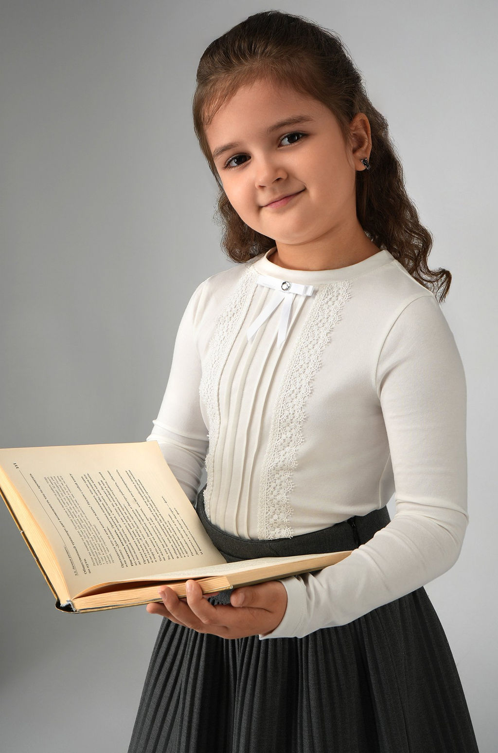 Блузка для девочки с длинным рукавом Happyfox