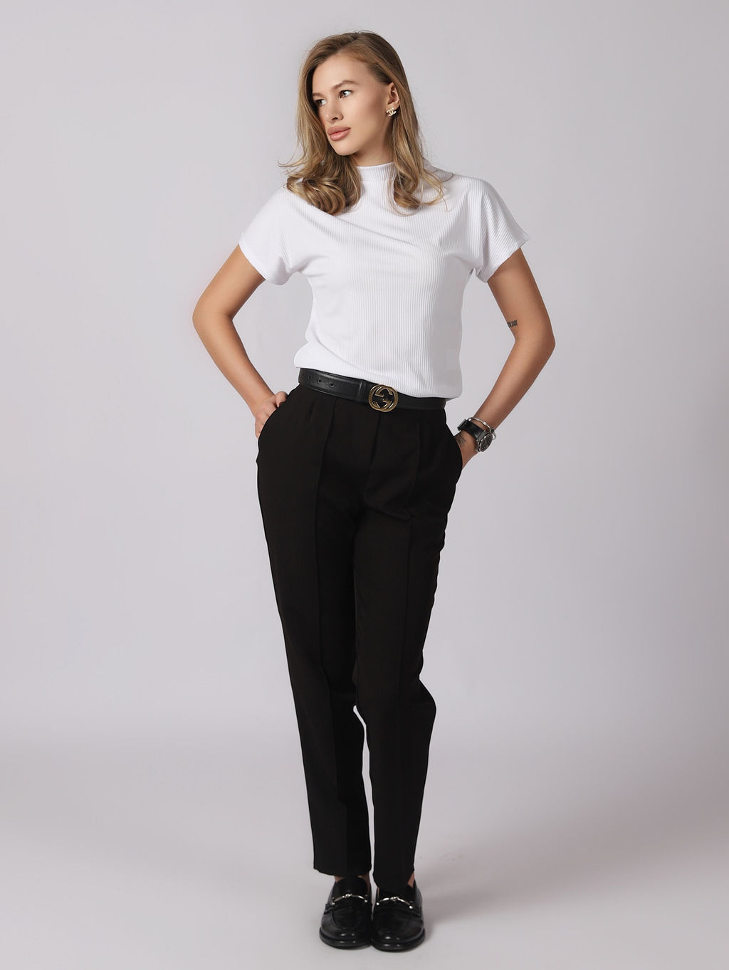 Футболка женская блузка КФ103 Белый от фабрики Спортсоло