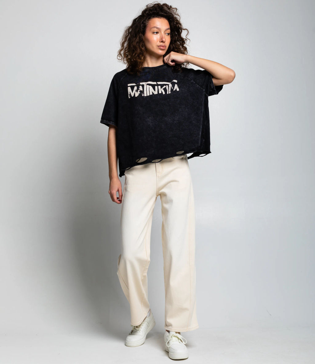 Футболка #КТ01537, чёрный - Dommod фото 4