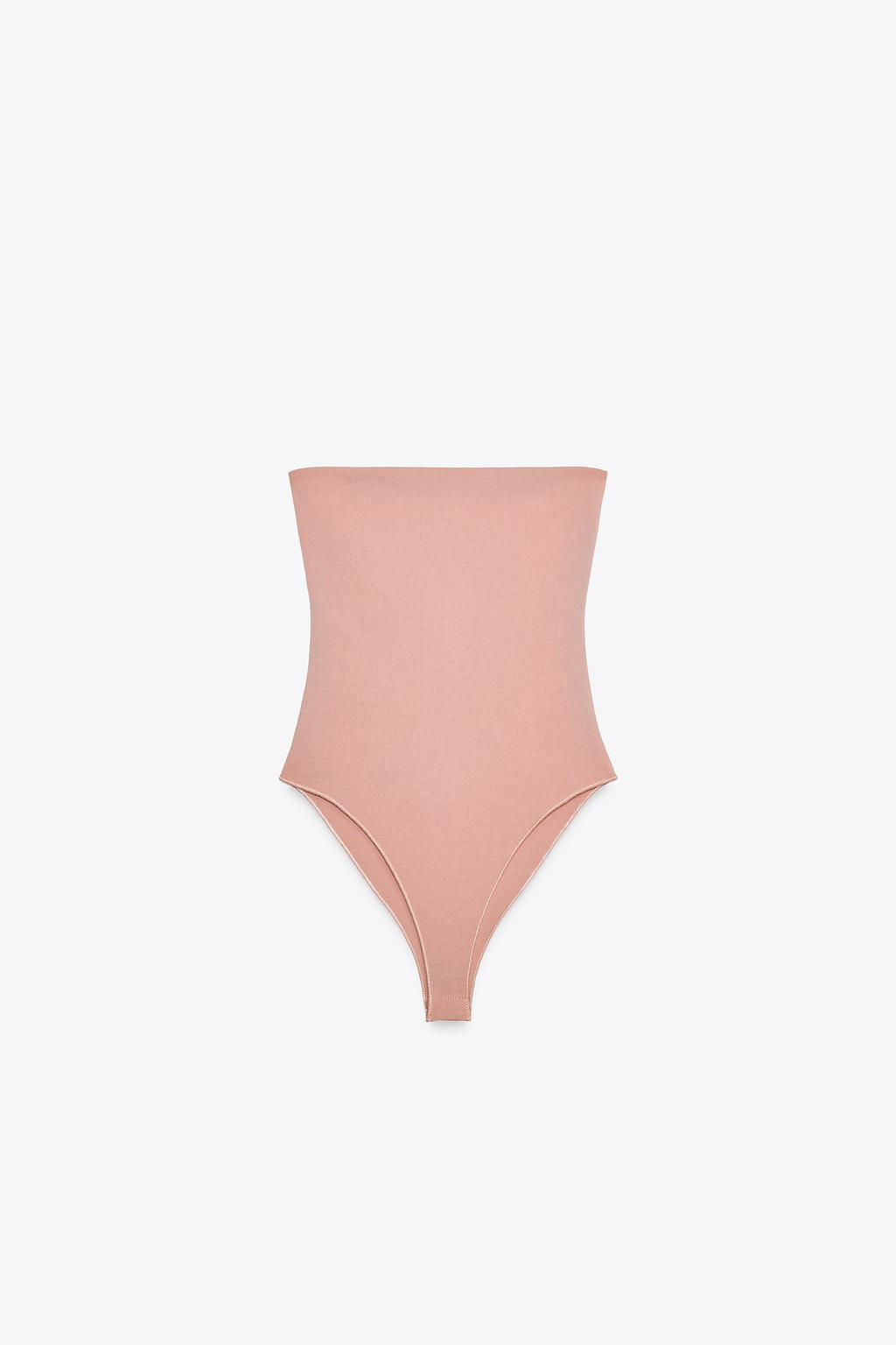 STRETCH BANDEAU BODYSUIT - Zara фото 15