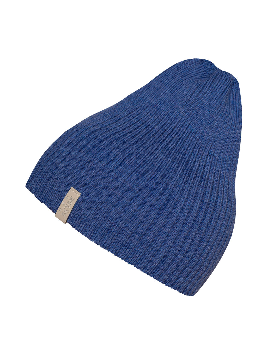 Шапка вязаная кобальт Ш-103 (58)