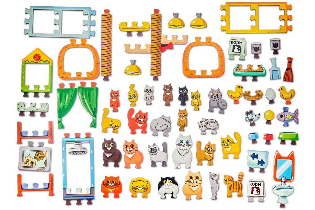 Пазл Кошкин дом - Smiledecor фото 2