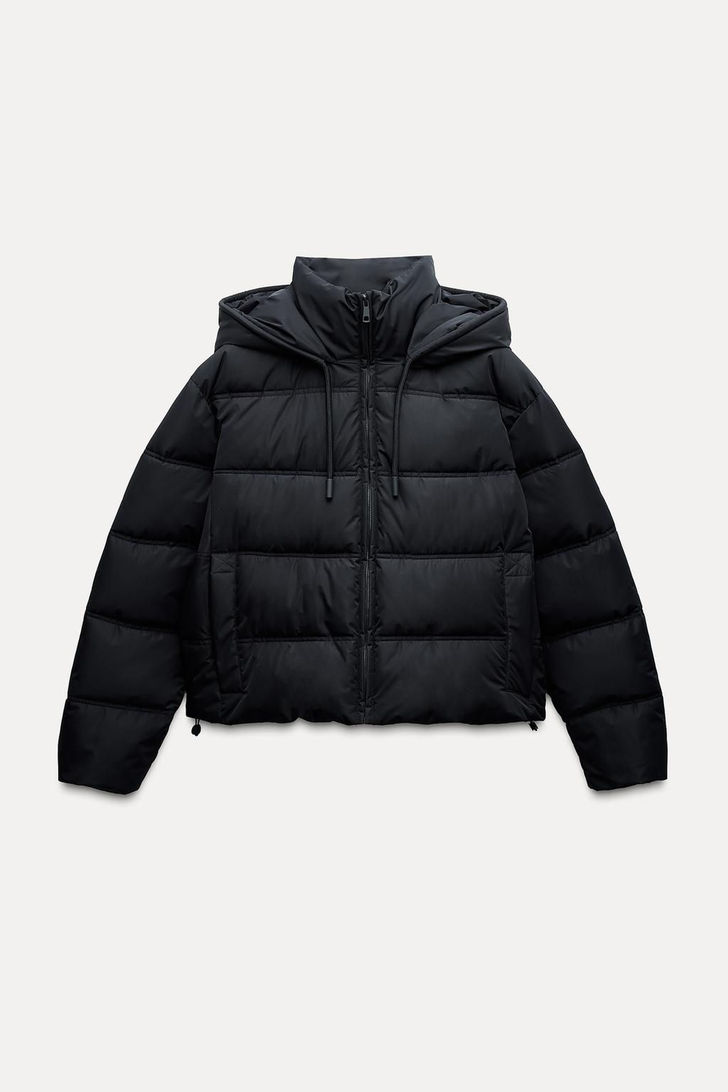 WATER AND WIND PROTECTION SHORT PUFFER ANORAK - Zara фото 22