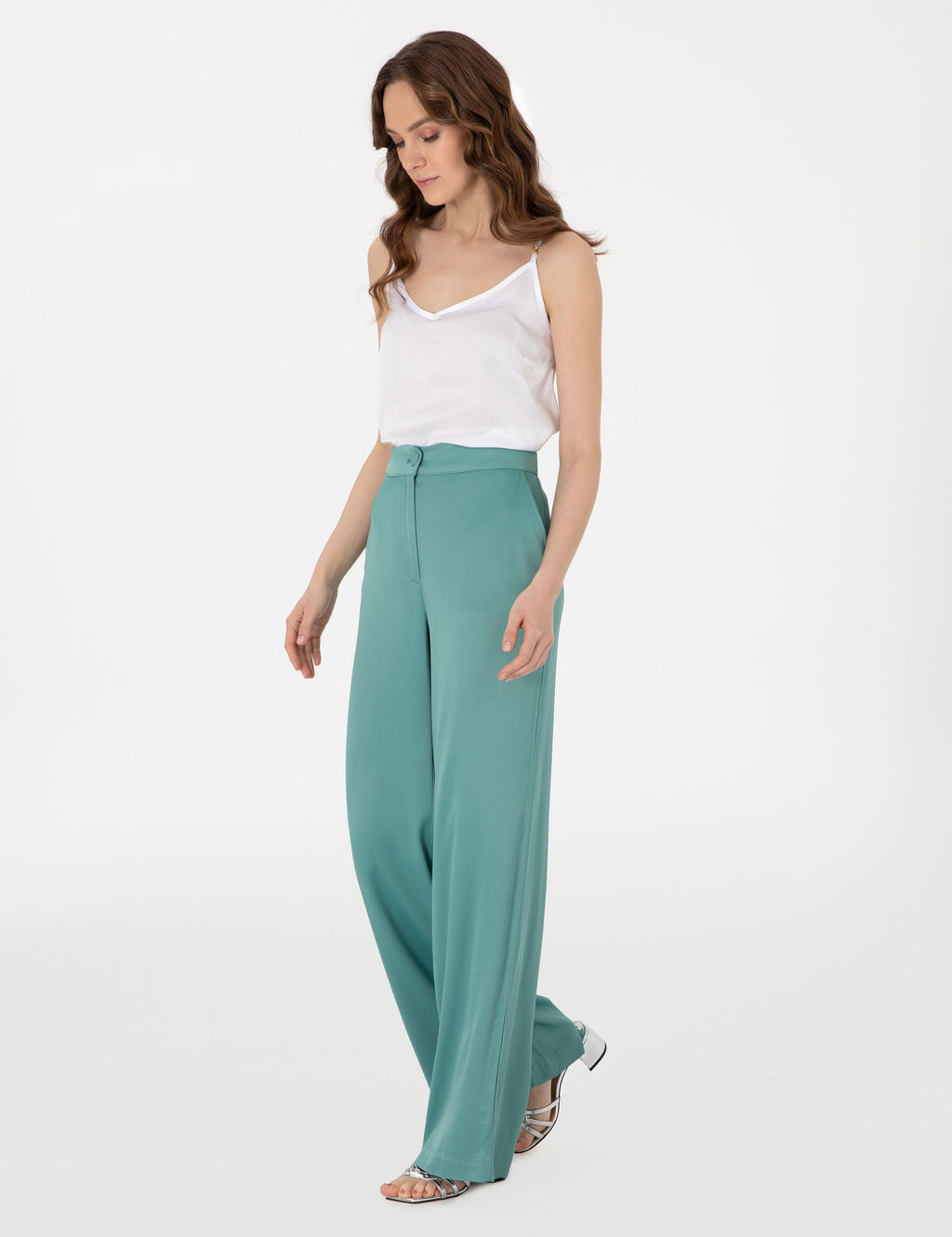 Beyaz Regular Fit Bluz - Pierre cardin фото 4