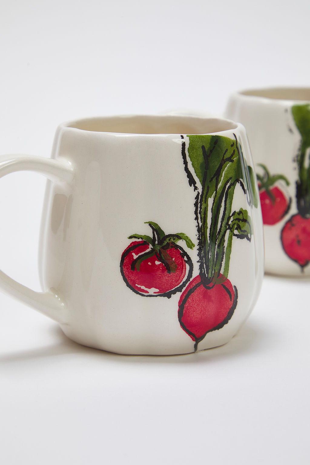 Trendyolmilla Home 2li Seramik Bask?l? Kupa Seti TPHSS25UP00001 фото 3