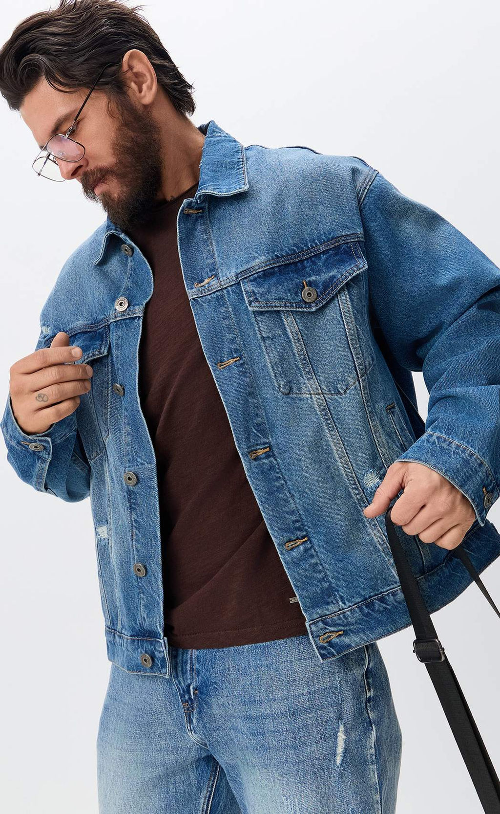 Куртка джинс P611-1285 l.blue - Primm фото 4