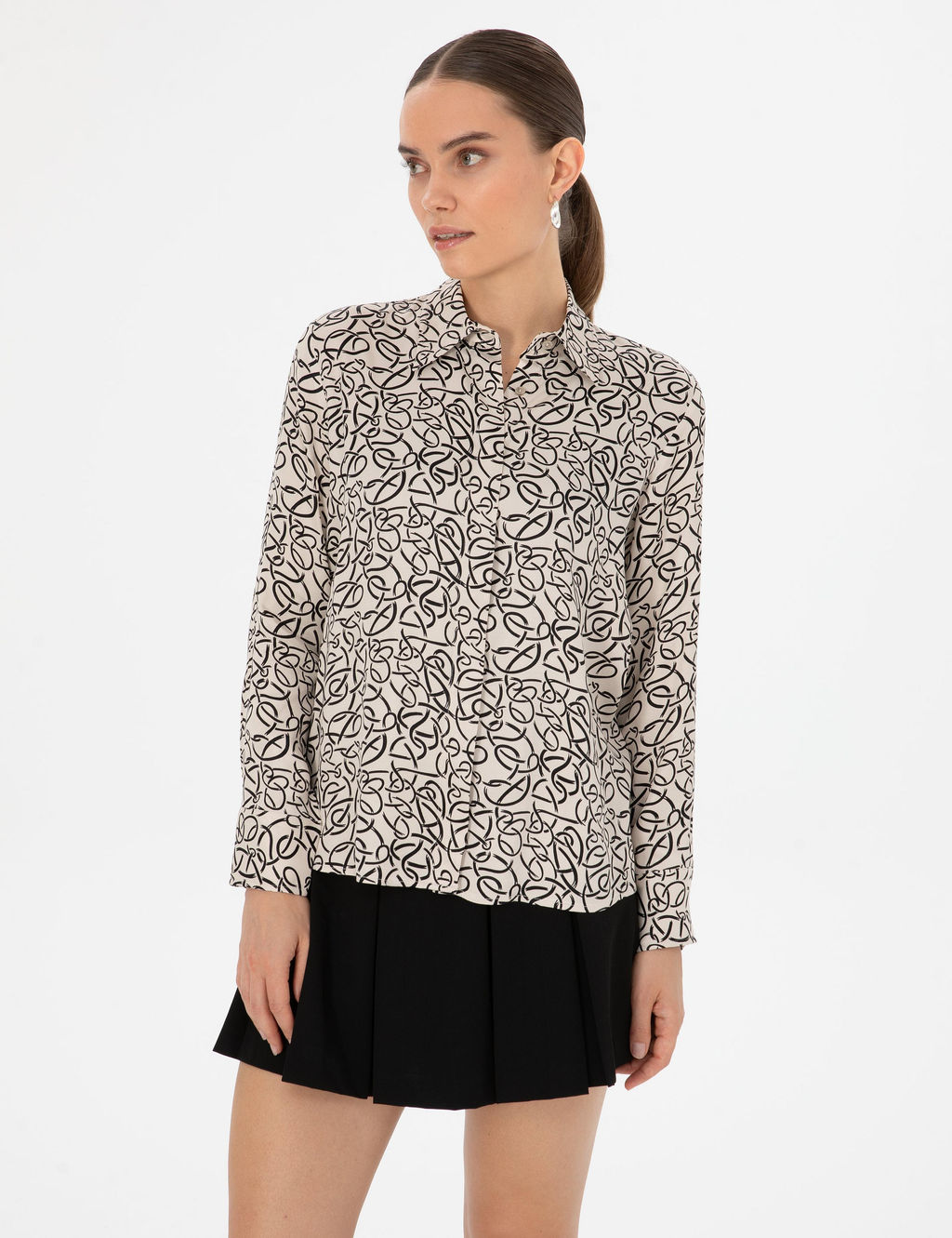 Kum Comfort Fit Uzun Kollu G_mlek - Pierre cardin фото 3