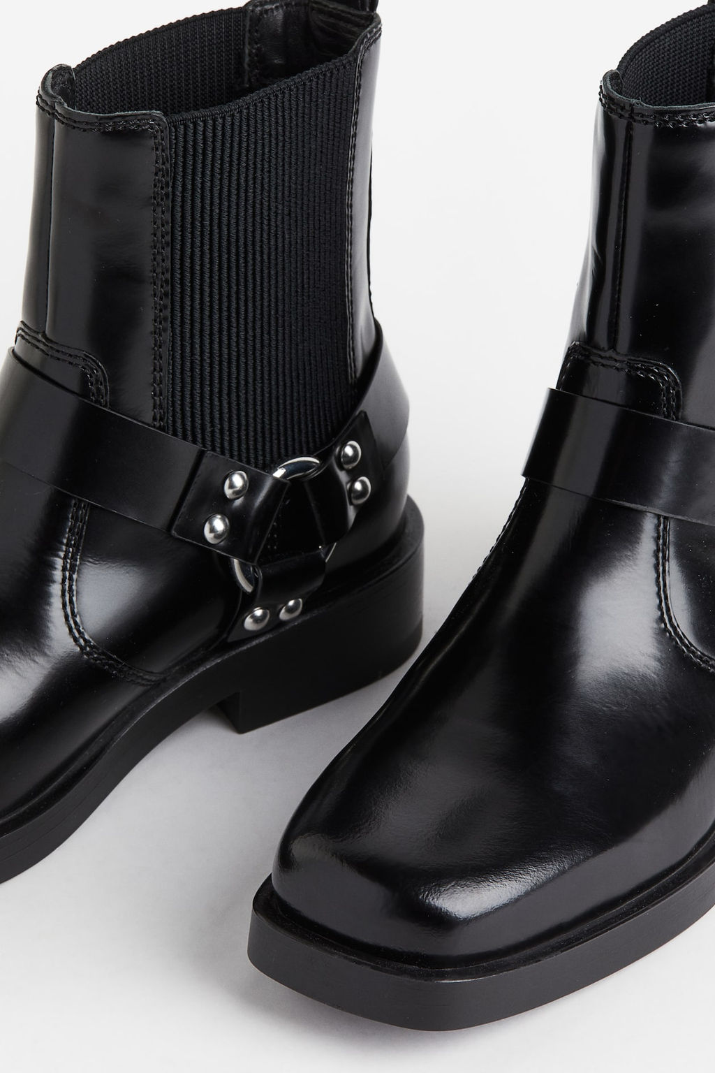 Botas biker de piel - H&m фото 4
