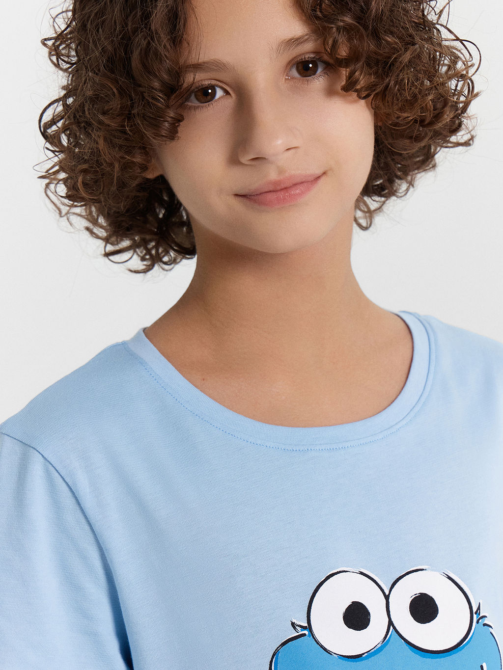 Пижама для мальчиков голубая с принтом Cookie Monster - Mark formelle фото 7