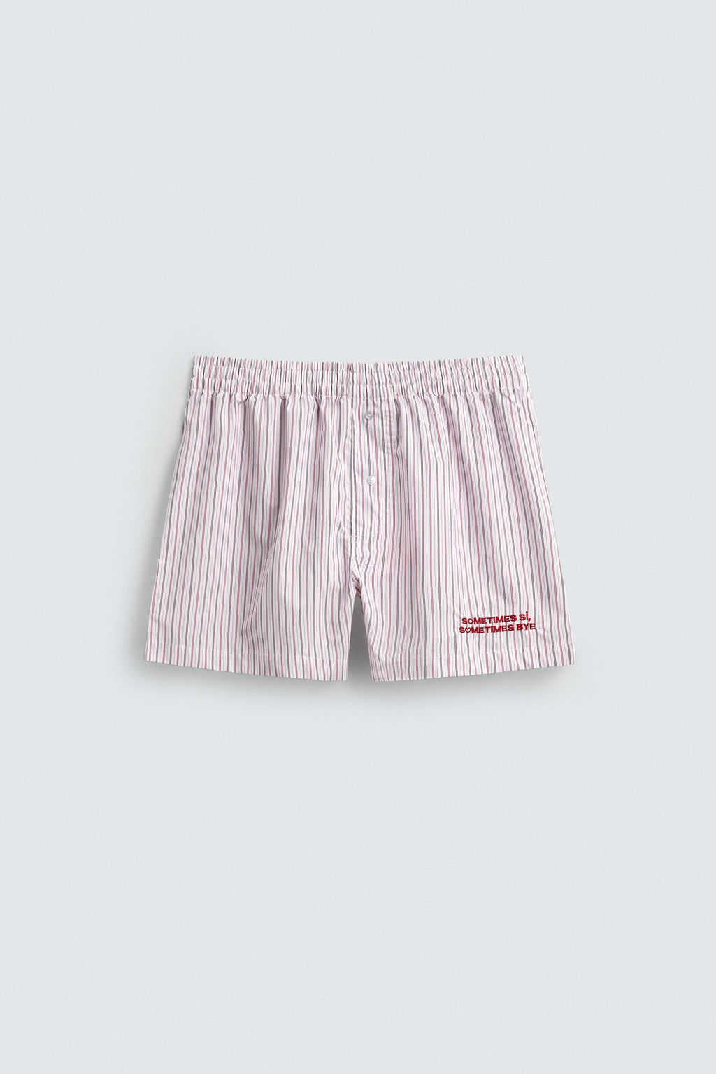 EMBROIDERED POPLIN BOXERS - Zara фото 7