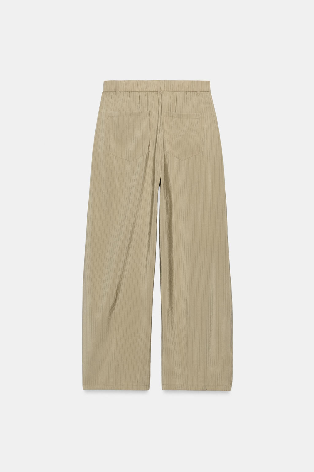 PANTAL?N FLUIDO PLIEGUES / Verde gris - Zara фото 7