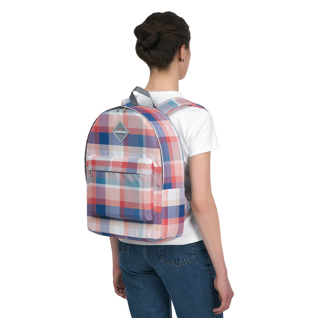 Цена за 1 шт. Рюкзак ErichKrause® EasyLine® 17L Sunrise Tartan  фото 4